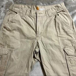Carhartt men’s khaki cargo pants 31x32